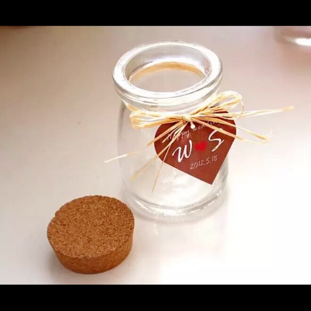 Glass Wishing Cork Drifting Bottles